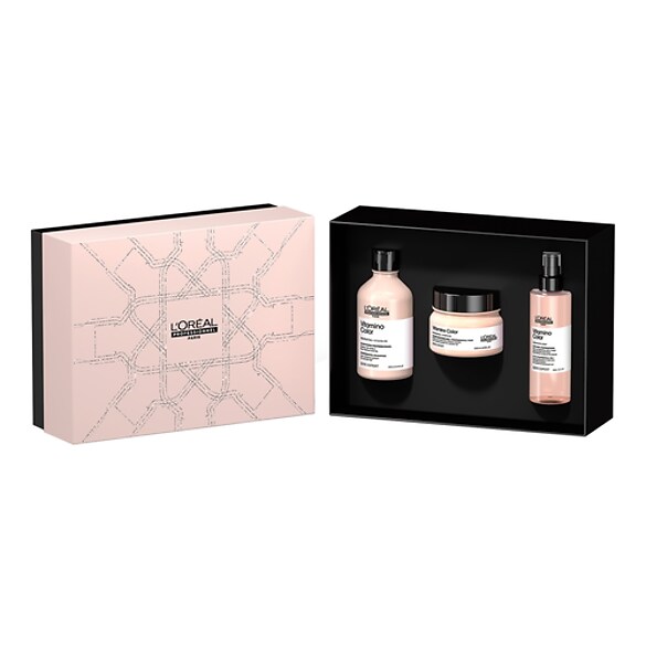 Vitamino Color - Coffret trio shampoing, masque et lait pour cheveux colorés, L'Oréal Professionnel